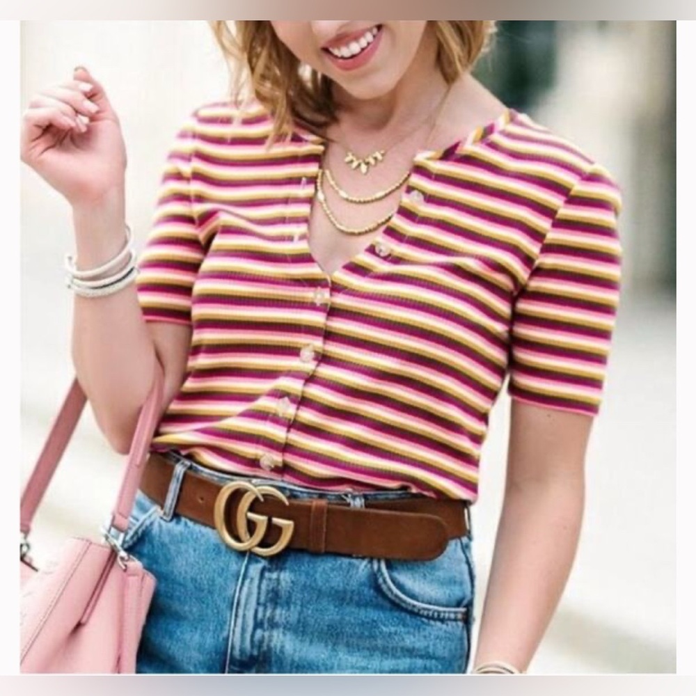 Maeve striped top